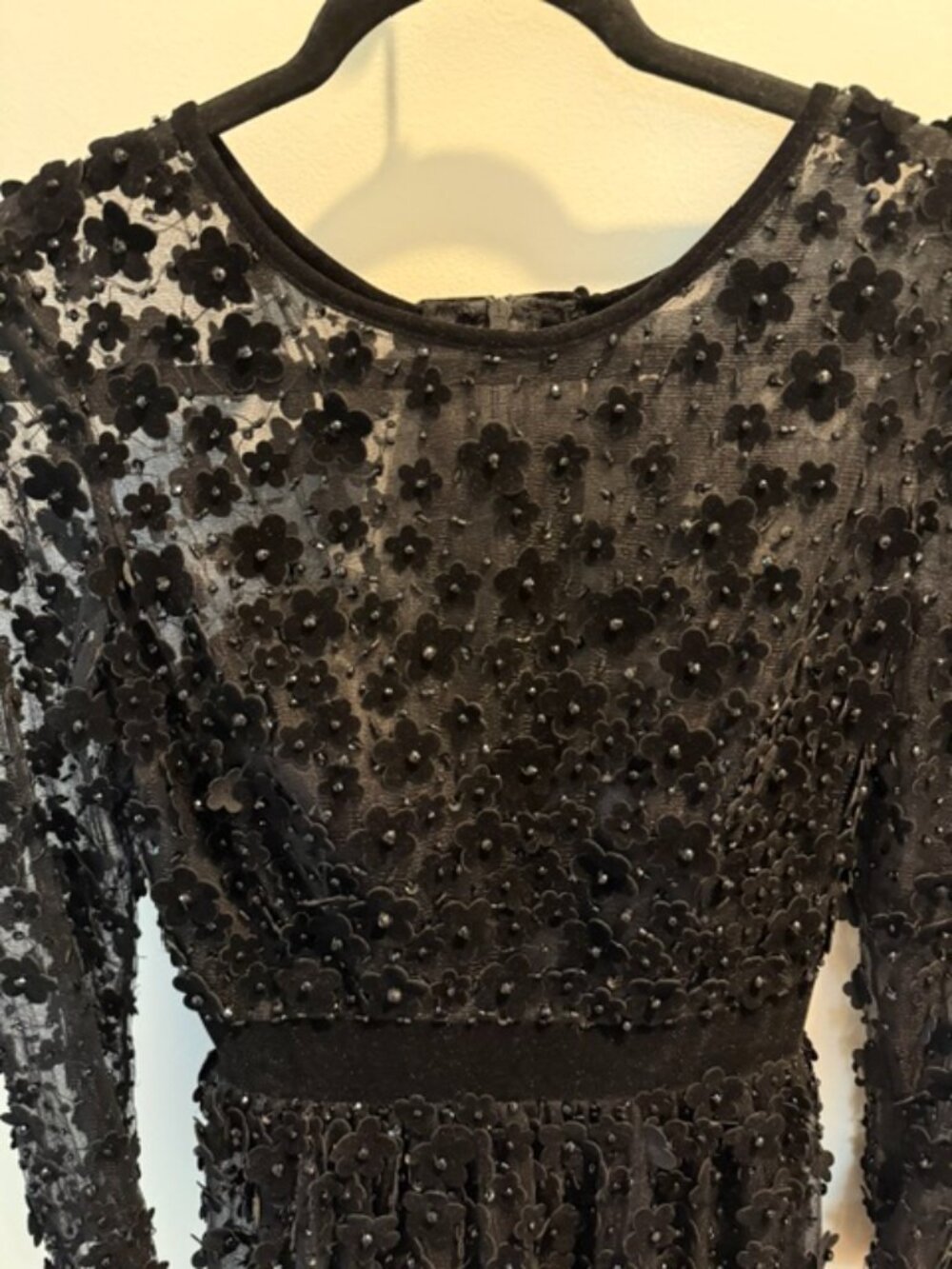 Mac Duggal above the knee Black holiday festive dress